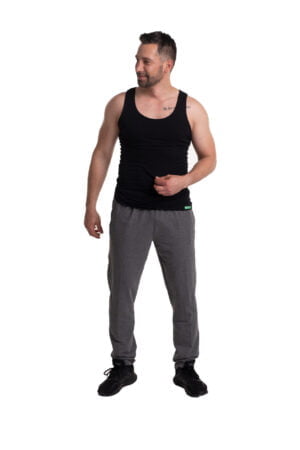 Moški spodnji del trenirke R-296 - Svetlo siva, M