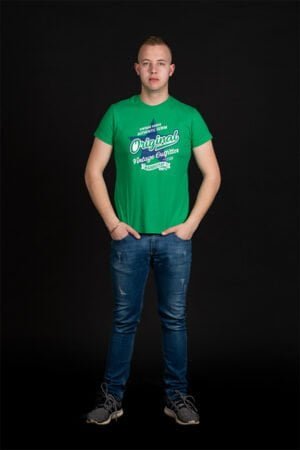 Moška majica Star - zelena, M